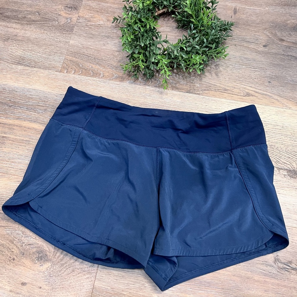 Lululemon Run Speed shorts, 6, navy